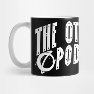 The Otherz Podcast curve logo (white) T-Shirt Mug